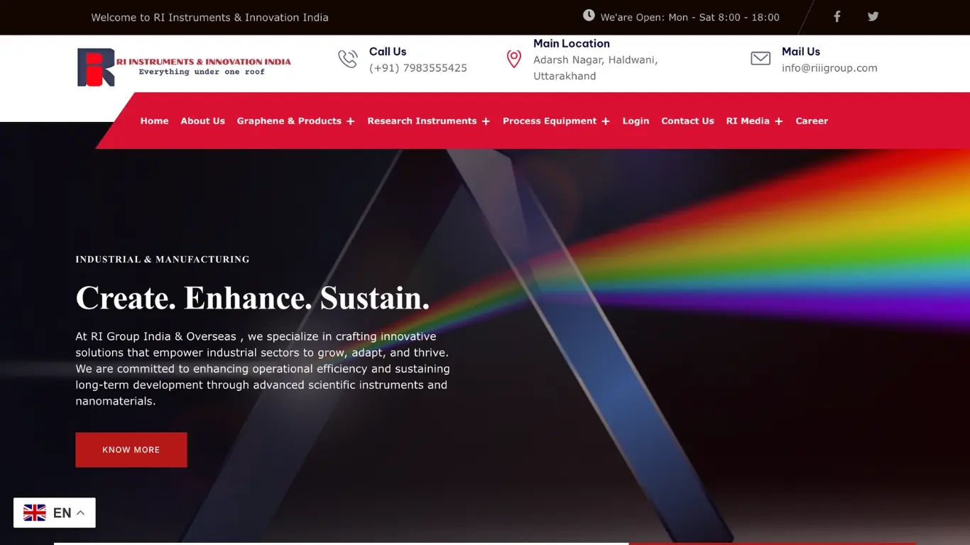 Freelance website design for industries in India — B2B, industrial sector, corporate websites